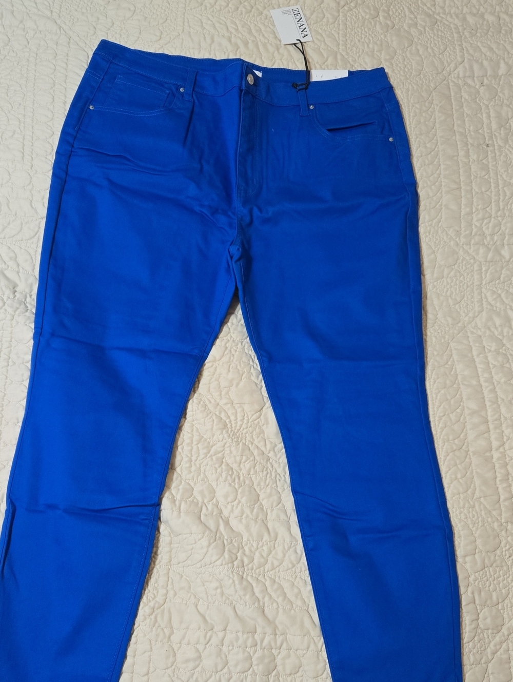 Zenana Outfitters Royal Blue Straight Leg Jeans